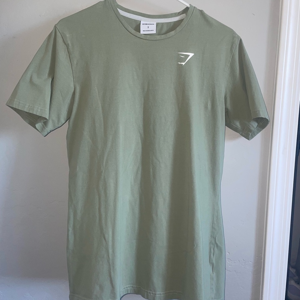 Gymshark green workout tshirt